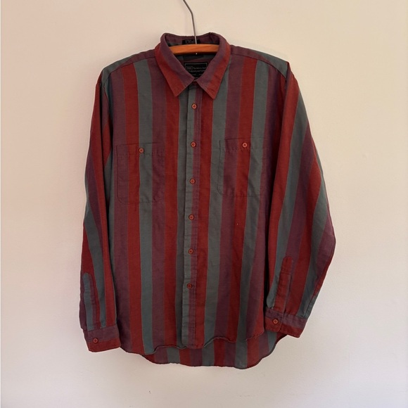 Vintage SEAR THE MEN’s STORE button down dress shirt size large - Picture 1 of 8